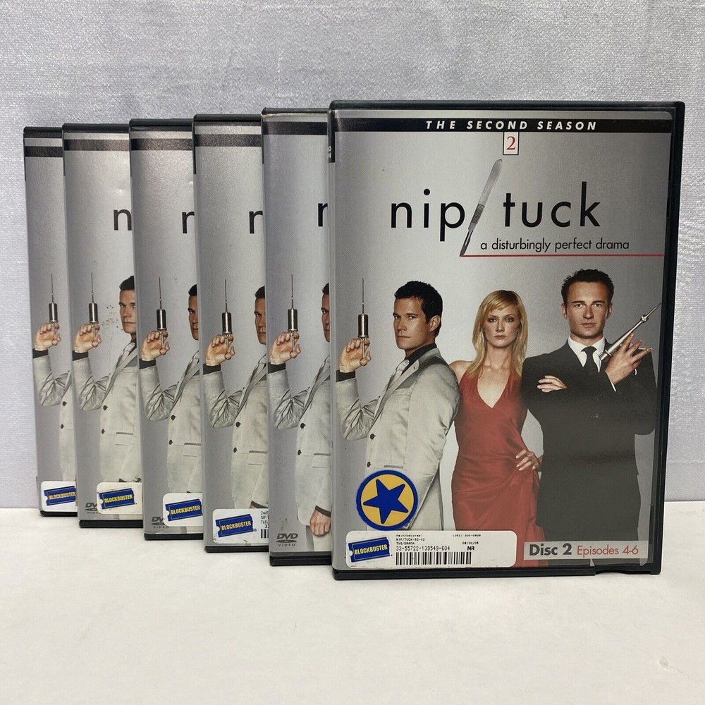Nip/Tuck - The Complete Second Season (DVD, 2005, 6-Disc Set) Blockbuster